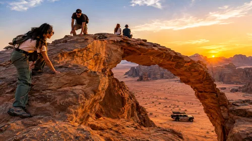 Scramble the Arch and Catch Sunset
